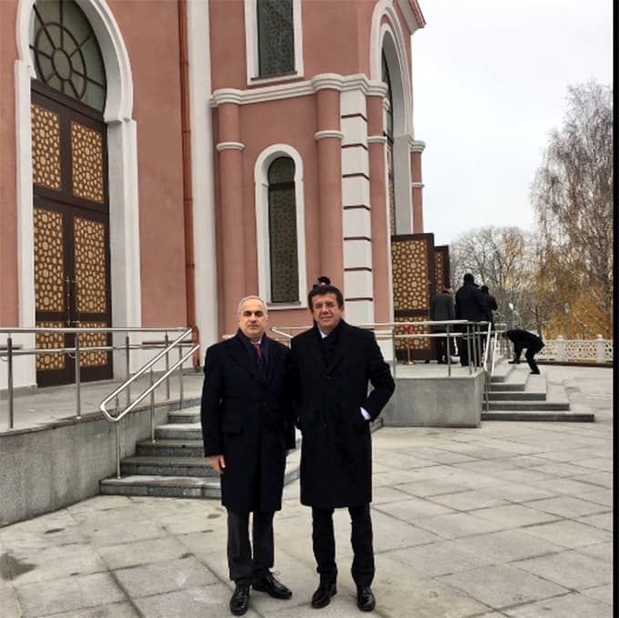 Kösemusul Cumhurbaşkanı ile Belarus'taydı