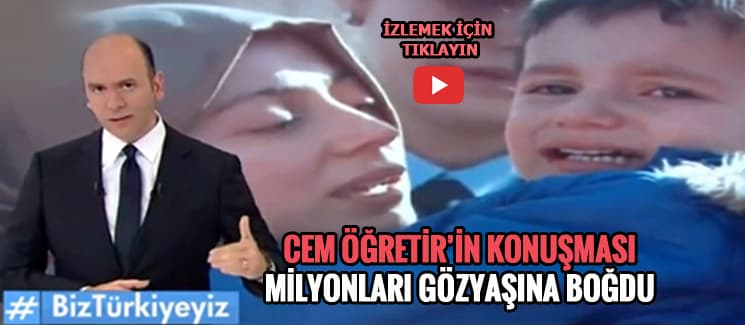 Cem Öğretir, konuşmasıyla milyonları gözyaşına boğdu