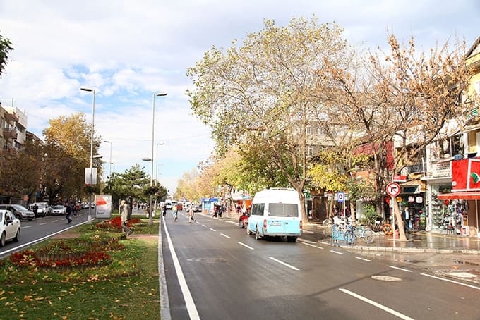 Şehir merkezi artık çok farklı