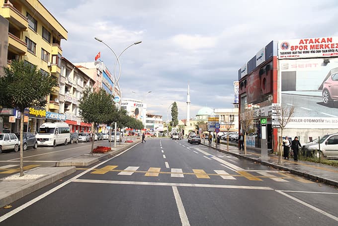 Şehir merkezi artık çok farklı