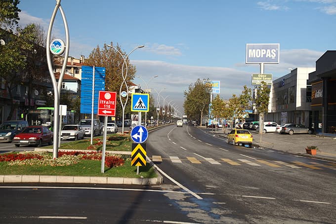 Şehir merkezi artık çok farklı