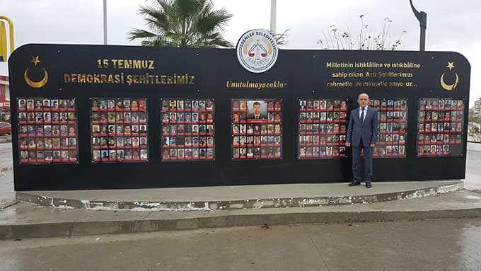 Sakarya'da 15 Temmuz şehitleri için anıt yapıldı