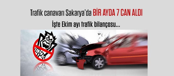 Ekim ayı trafik bilançosu