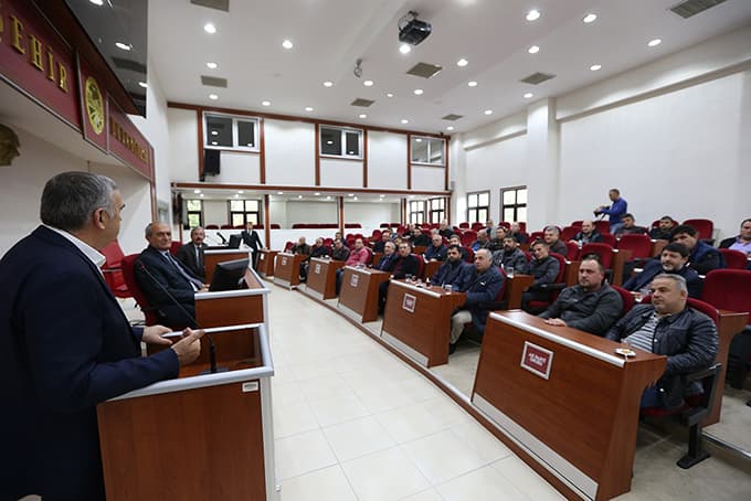 Başkan Toçoğlu, taksiciler ile bir araya geldi