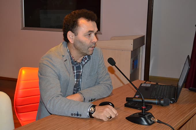 Özel Neva Ortaokulu'nda İsa Cida söyleşisi