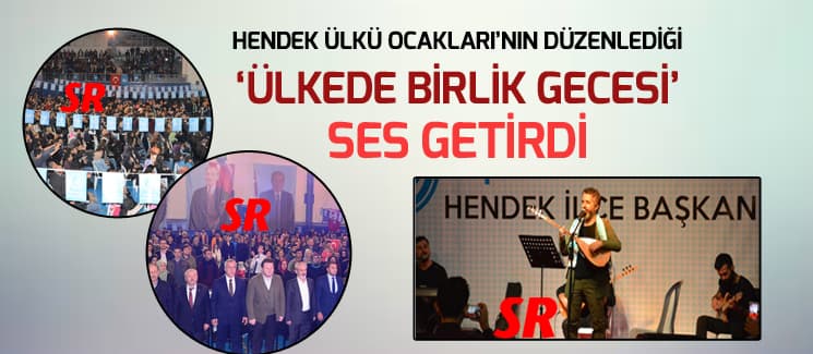 Ülkü Ocakları'nın 'Ülkede Birlik' gecesi ses getirdi