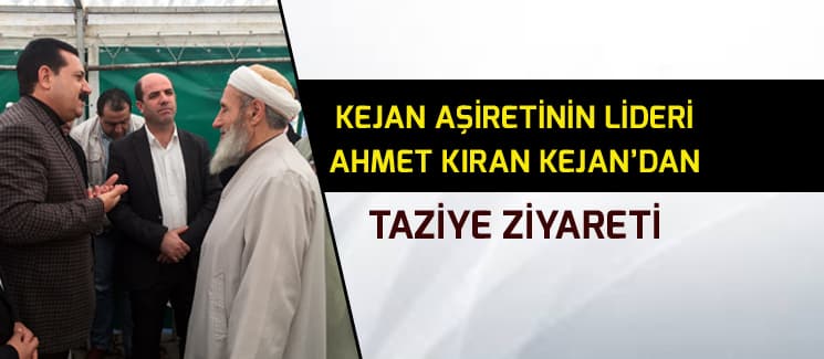 Aşiret liderinden, Safitürk ailesine taziye ziyareti