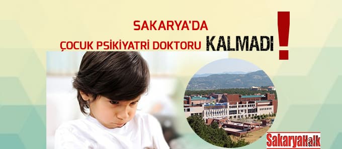  Sakarya'daki tek çocuk psikiyatri doktoru da gitti