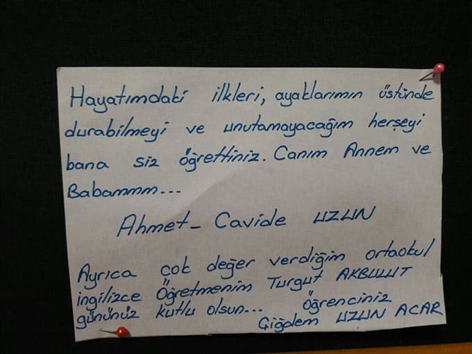 ''Uçmayı öğrettiniz, kelebek oldum''