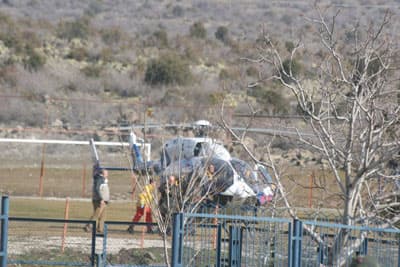Bolu'da Düşen Helikopterin Enkazına Ulaşıldı