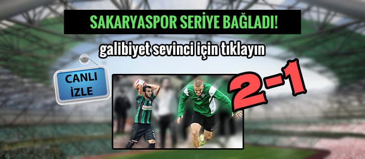 Sakaryaspor-Bayrampaşaspor maçı