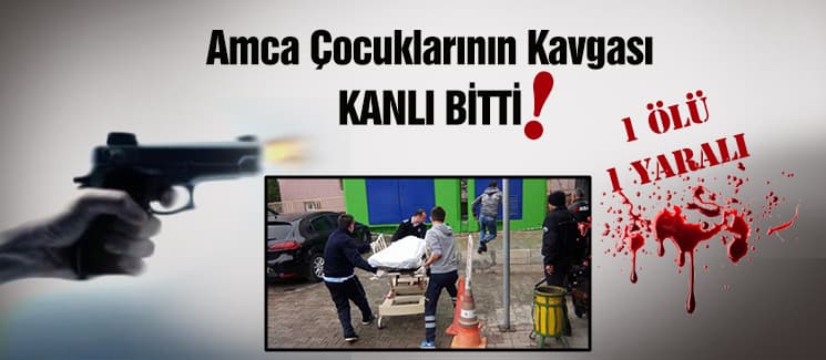Amca çocuklarının kavgası kanlı bitti