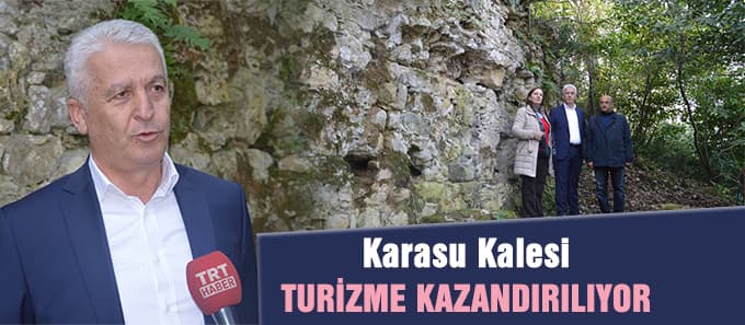 Karasu Kalesi turizme kazandırılıyor