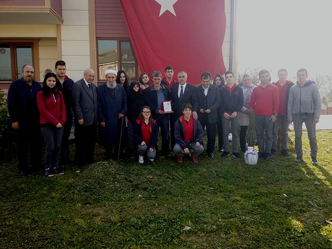 Tansu Çiller Lisesi'nden Şehit Kaymakam'ın ailesine ziyaret  