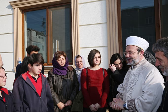 Tansu Çiller Lisesi'nden Şehit Kaymakam'ın ailesine ziyaret  