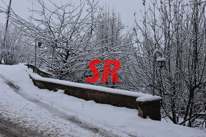Beklenen kar yağışı, Sakarya'ya düştü