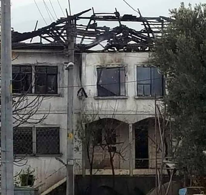 Pamukova'da korkutan yangın!