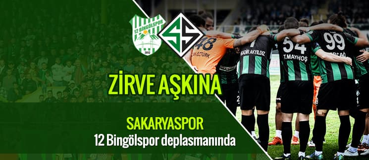 Sakaryaspor, deplasmanda Bingölspor ile karşılaşacak