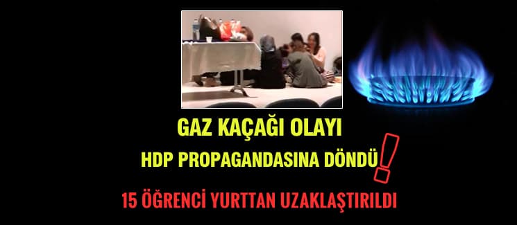 Gaz kaçağı paniği, HDP propagandasına dönüştü