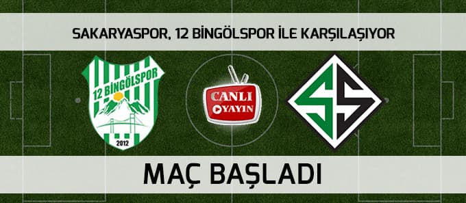 Sakaryaspor, deplasmanda 12 Bingölspor ile karşılaştı