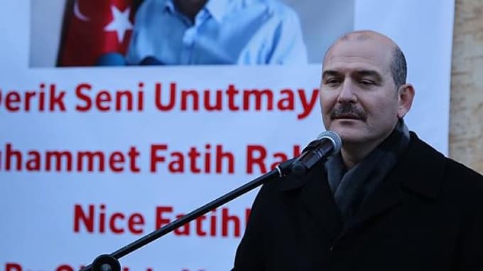 Bakan Soylu, Şehit Kaymakamımız için konuştu