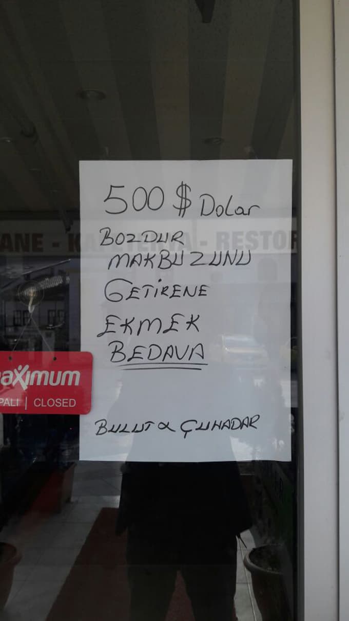'Dolar bozdurma' kampanyasına Taraklı da eklendi