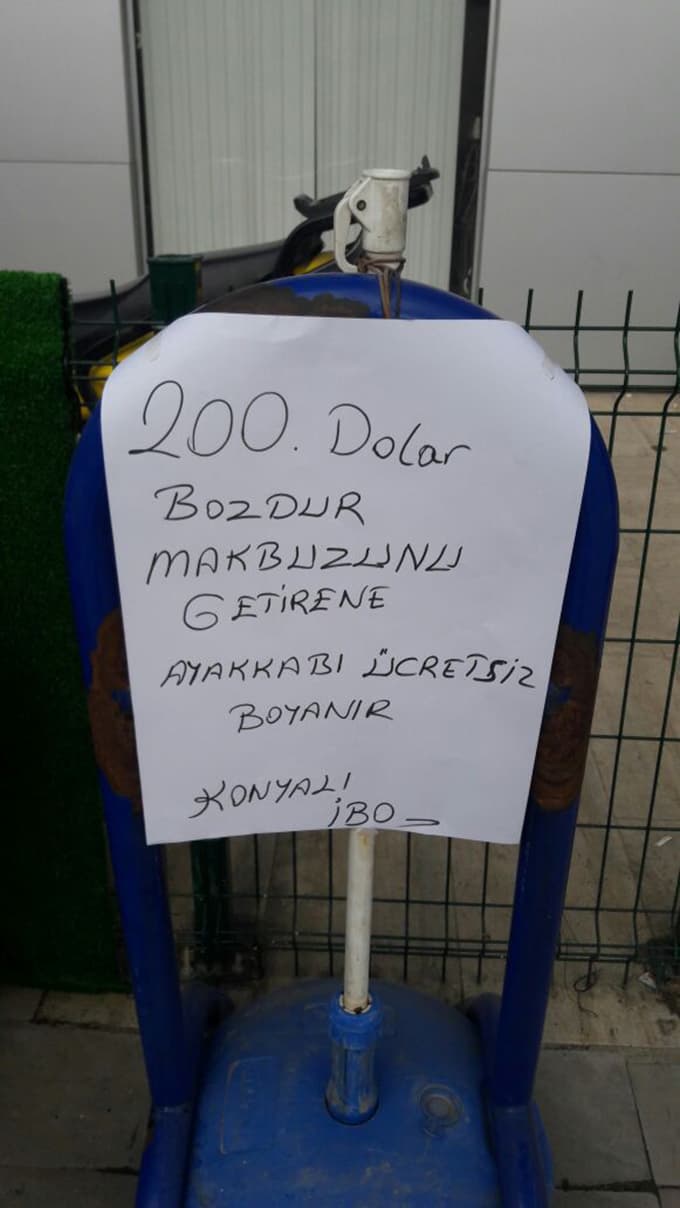 'Dolar bozdurma' kampanyasına Taraklı da eklendi