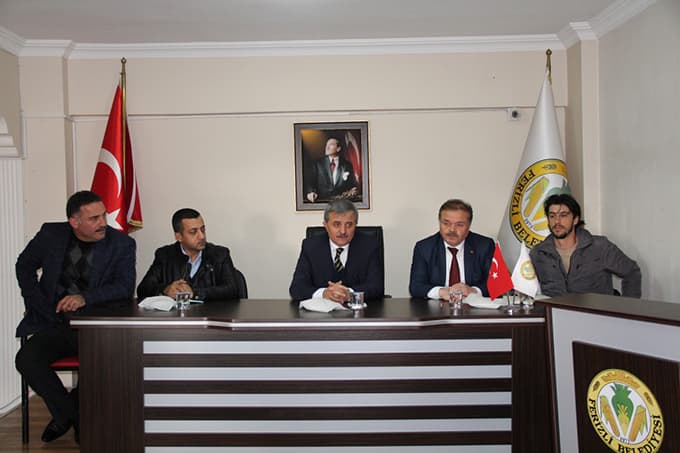 Ahmet Soğuk, Ferizli muhtarlarıyla buluştu