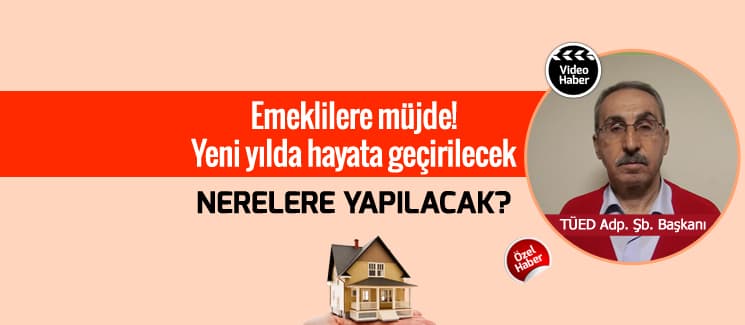 Emeklilere müjde! Yeni yılda hayata geçiriliyor