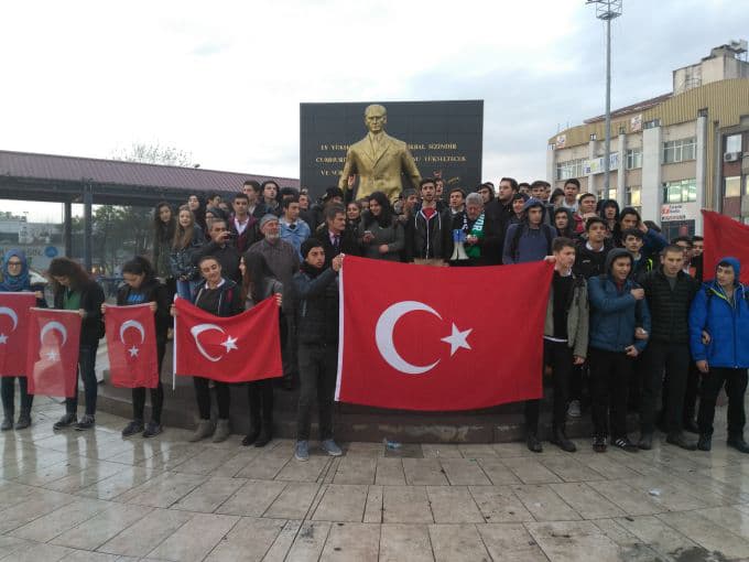 İstanbul'daki saldırıda şehit olanlar için mevlid okutuldu