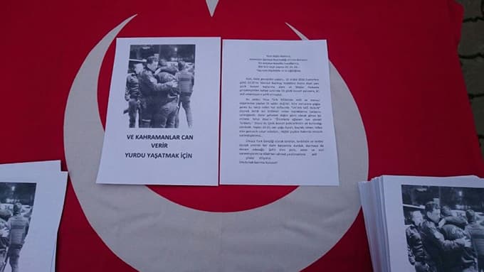 Ülkücü Üniversite Öğrencileri Bildiri Dağıttı