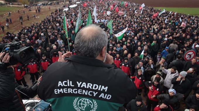 Sakarya'dan geçen konvoy, Halep'e ulaştı