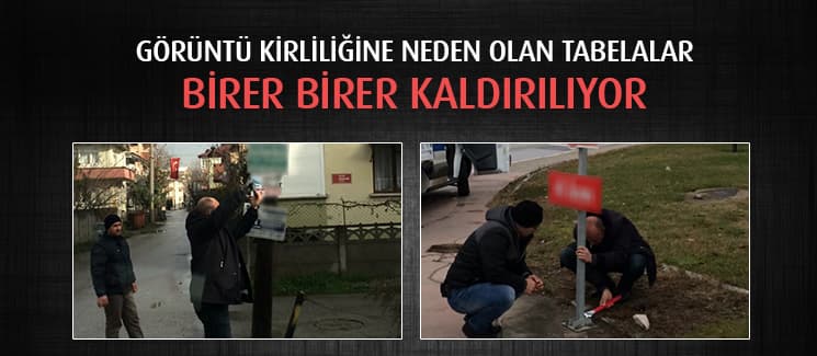 Görüntü kirliliğine yol açan reklam panoları kaldırılıyor!