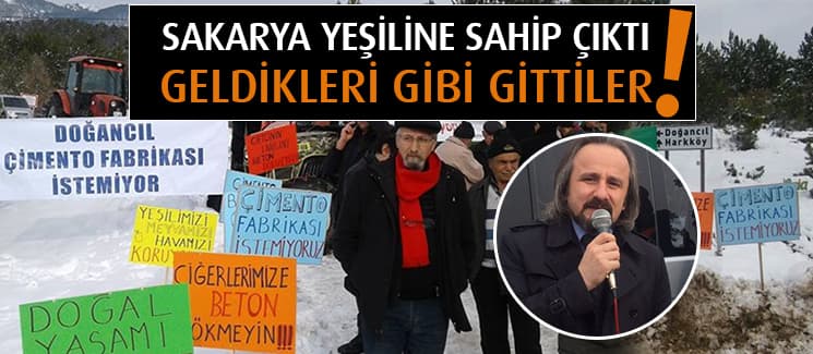 Sakarya yeşiline sahip çıktı! Geldikleri gibi gittiler
