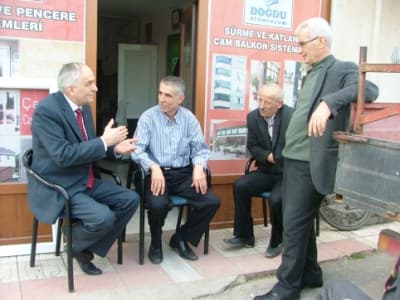 Cafer Şen, Çark Sanayi Esnafını Ziyaret Etti