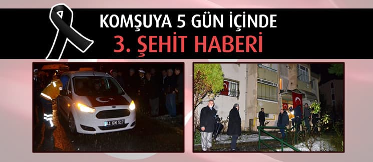 Komşuya Fırat Kalkanı'nın şehit ateşi düştü