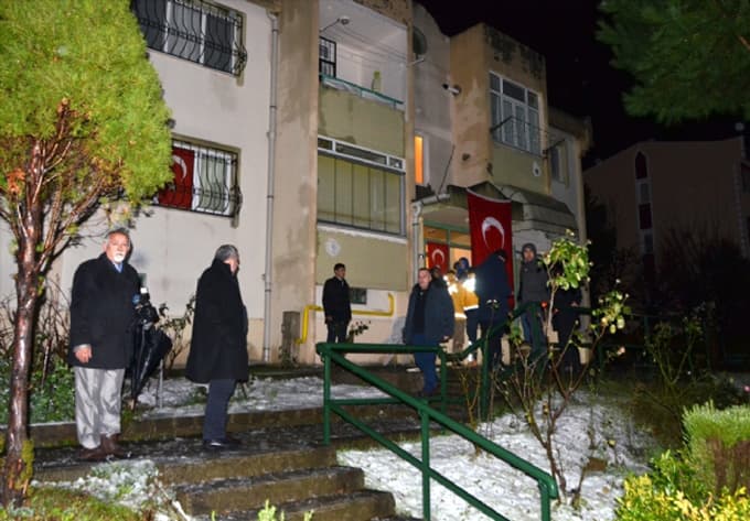 Komşuya Fırat Kalkanı'nın şehit ateşi düştü