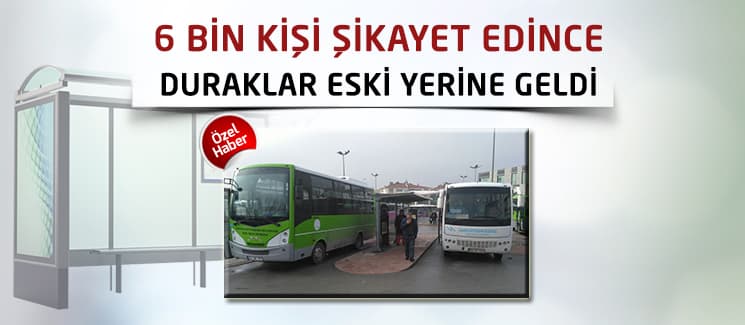 Şikayetler artınca eski yerine döndüler