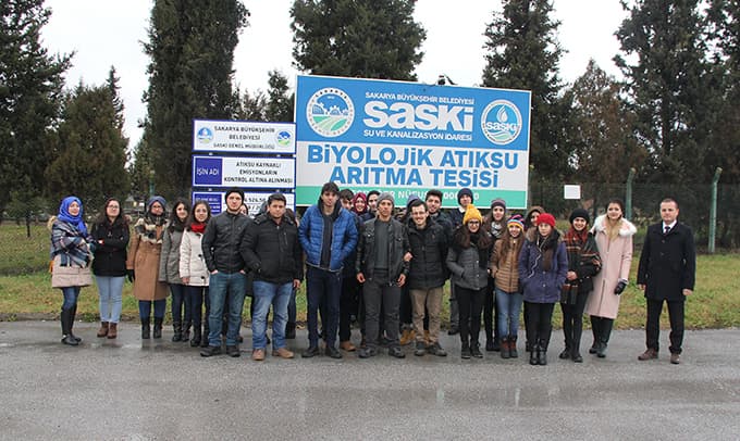 SAÜ'lü öğrenciler SASKİ'yi gezdi