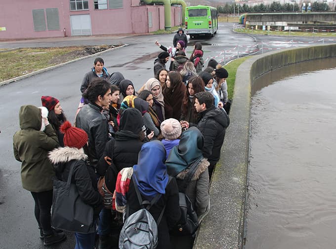 SAÜ'lü öğrenciler SASKİ'yi gezdi
