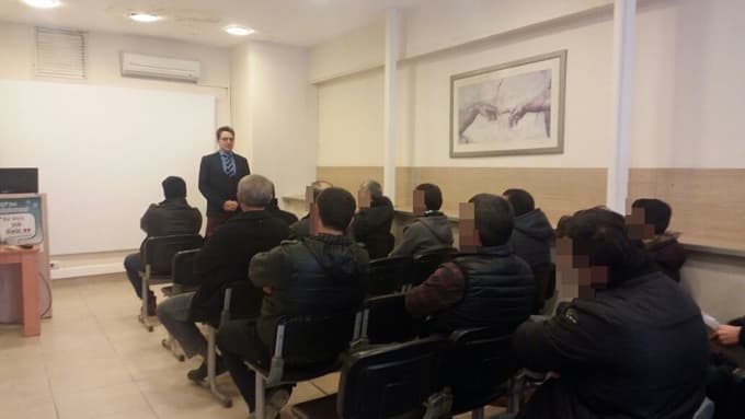 Baro'dan hükümlüler için eğitim