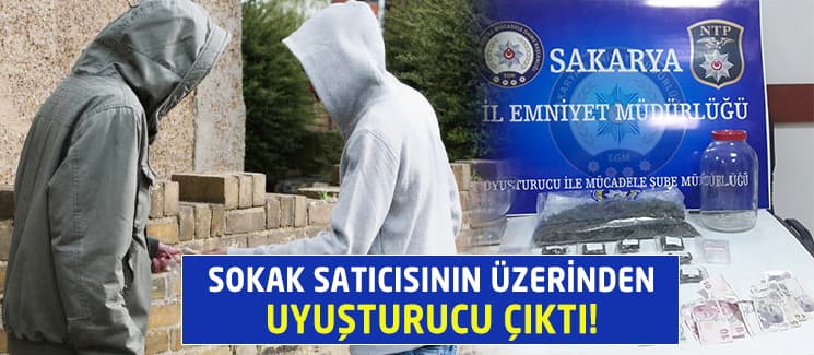 Sokak satıcısının üzerinden uyuşturucu çıktı!
