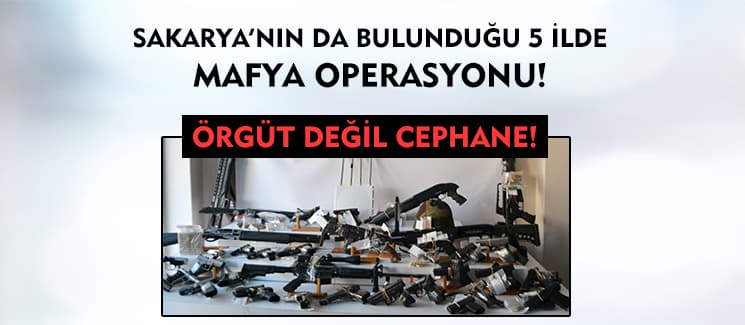 Şahinler ve Sarallar organize örgütlerine operasyon!
