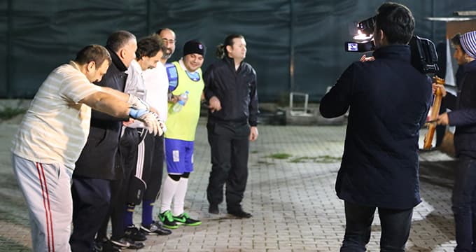 Maç sonunda horon oynadılar