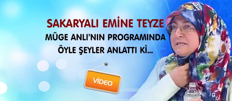 Taraklı'da yaşayan Emine teyze, Müge Anlı'ya katıldı
