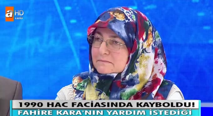 Taraklı'da yaşayan Emine teyze, Müge Anlı'ya katıldı