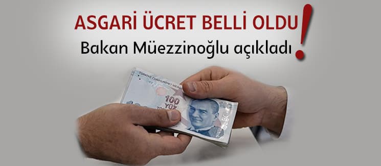 2017 asgari ücret rakamı belli oldu!