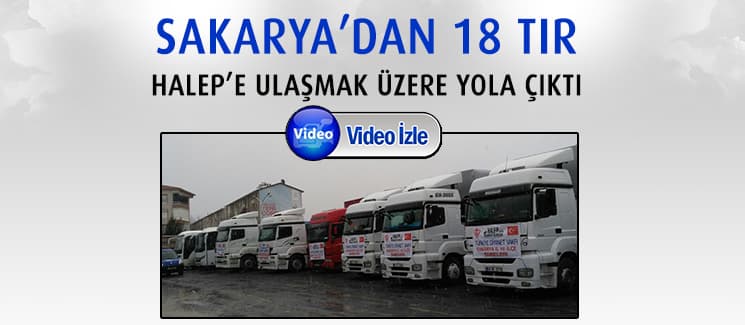 Sakarya, kar kış demeden Halep'in elinden tutuyor