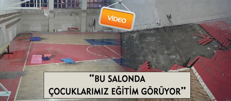 ''Bu salonda çocuklarımız eğitim görüyor''