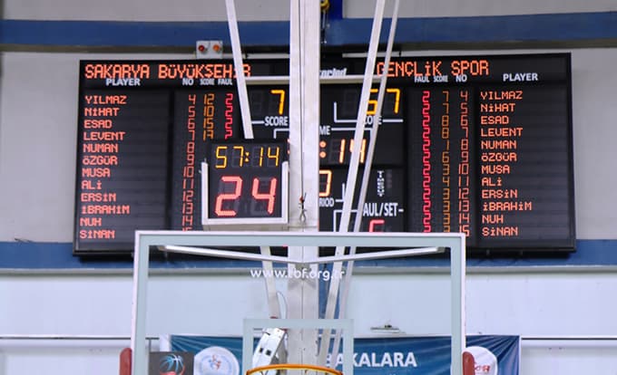 Salonun skorboard sistemi yenilendi